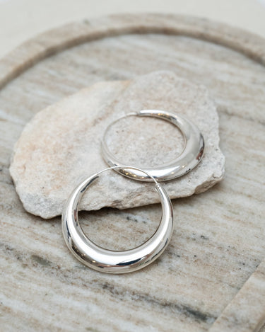 TILTIL Chrissy Chunky Big Hoop Silver - Things I Like Things I Love