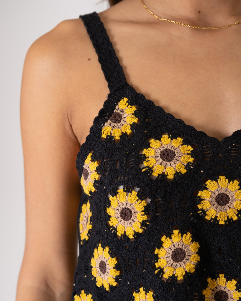 TILTIL Flower Power Crochet Top One Size - Things I Like Things I Love