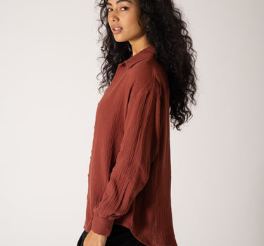 TILTIL Heidi Blouse Wine One Size - Things I Like Things I Love