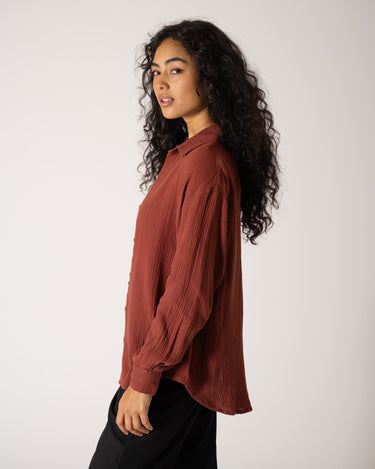 TILTIL Heidi Blouse Wine One Size - Things I Like Things I Love