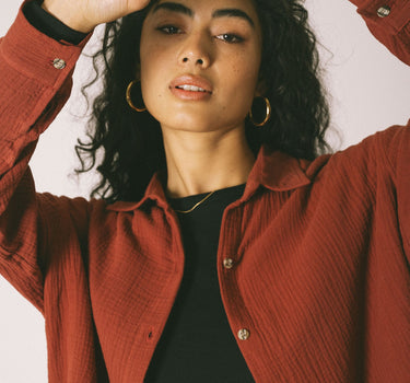 TILTIL Heidi Blouse Wine One Size - Things I Like Things I Love