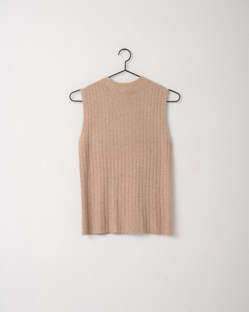 TILTIL Iva Sleeveless Knit Beige One Size - Things I Like Things I Love