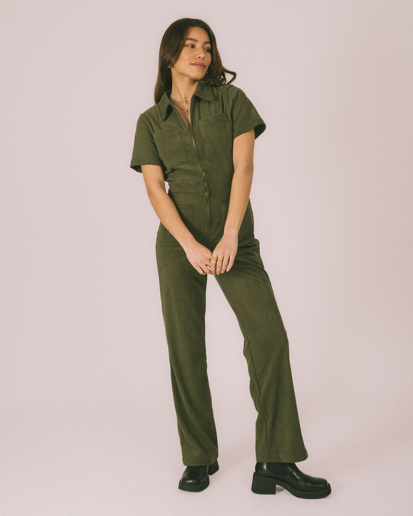 TILTIL Kimmie Jumpsuit Army Green - Things I Like Things I Love