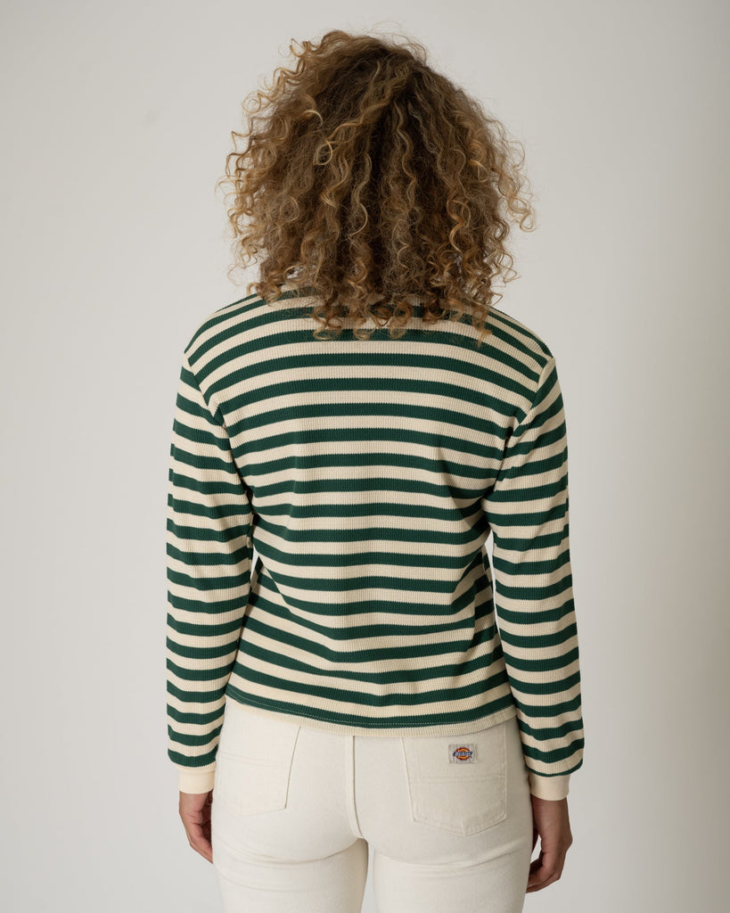 TILTIL Many Stripe Longsleeve Green Beige One Size - Things I Like Things I Love
