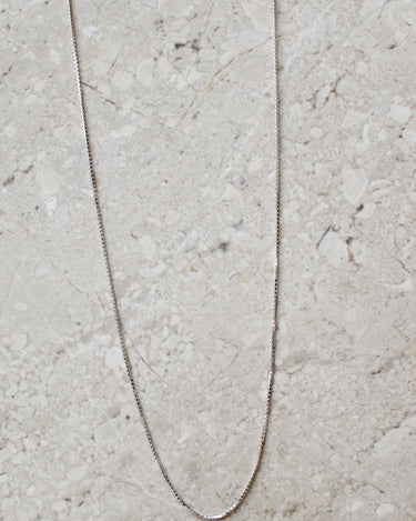TILTIL Rectangle Chain 925 Silver Necklace - Things I Like Things I Love