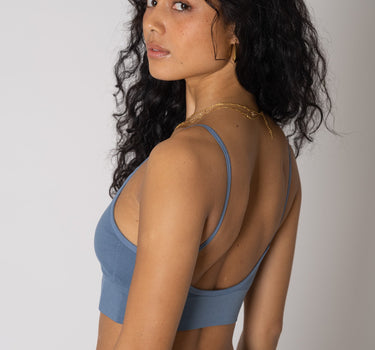 TILTIL Ruby Rib Bra Blue One Size - Things I Like Things I Love