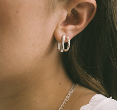 TILTIL Single Hoop Eyra 925 Silver - Things I Like Things I Love