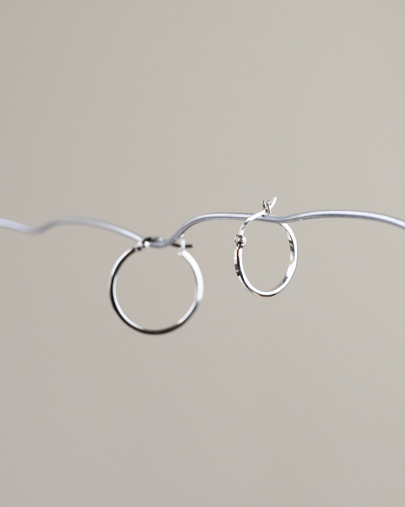 TILTIL Square Classic Hoop Silver - Things I Like Things I Love