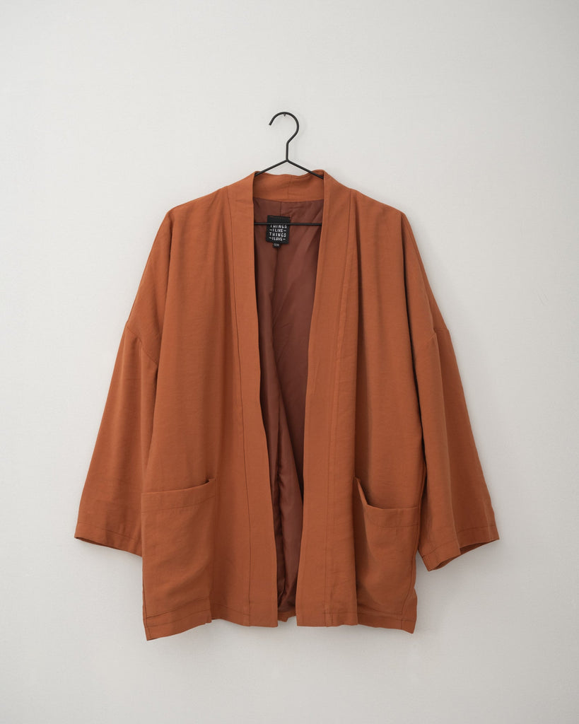 TILTIL Tencel Kimono Rust - Things I Like Things I Love