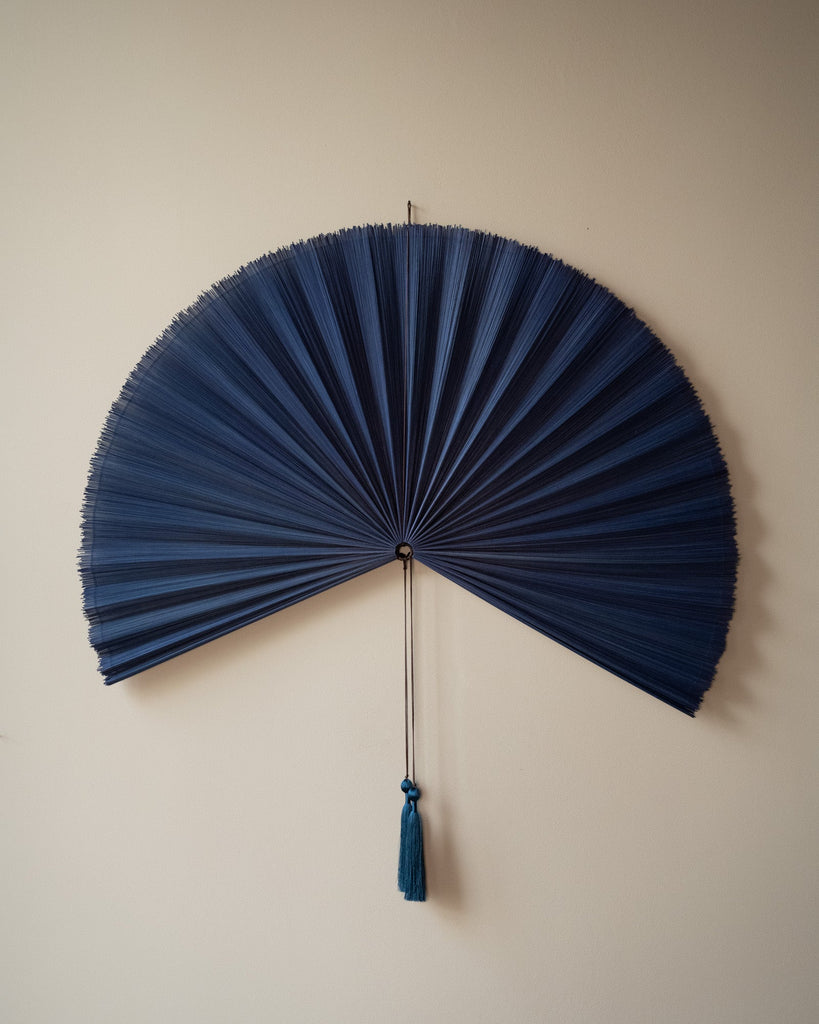 Unique Wall Decor Fan Xuan Blue S/M/L - we are in love - Things I Like Things I Love