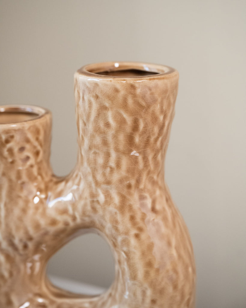 Vase Donut Brown - Things I Like Things I Love