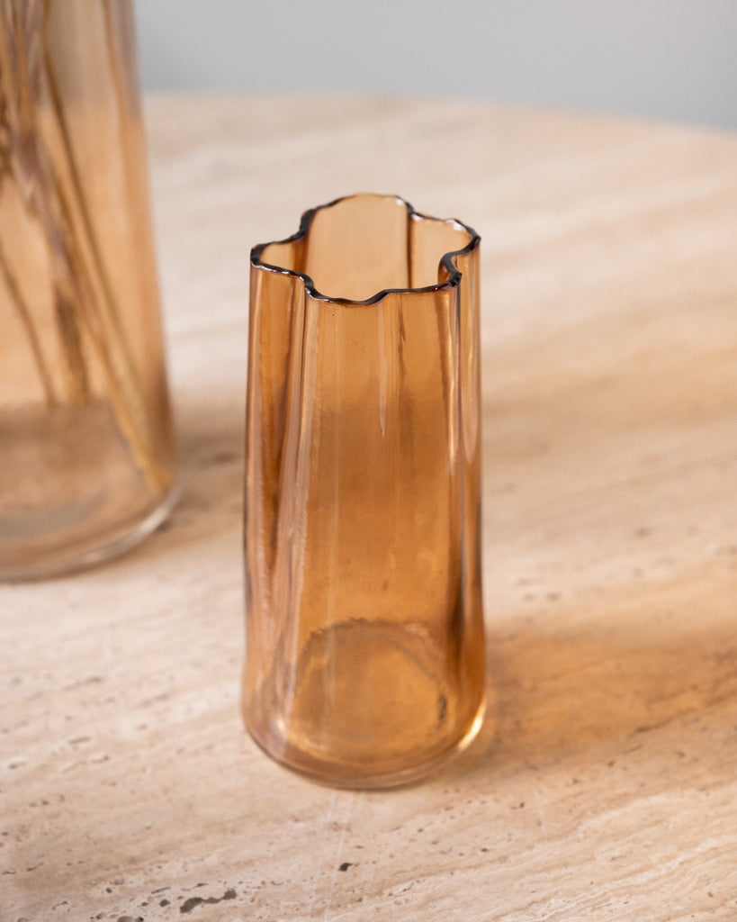 Vase Murada Brown Glass - Things I Like Things I Love