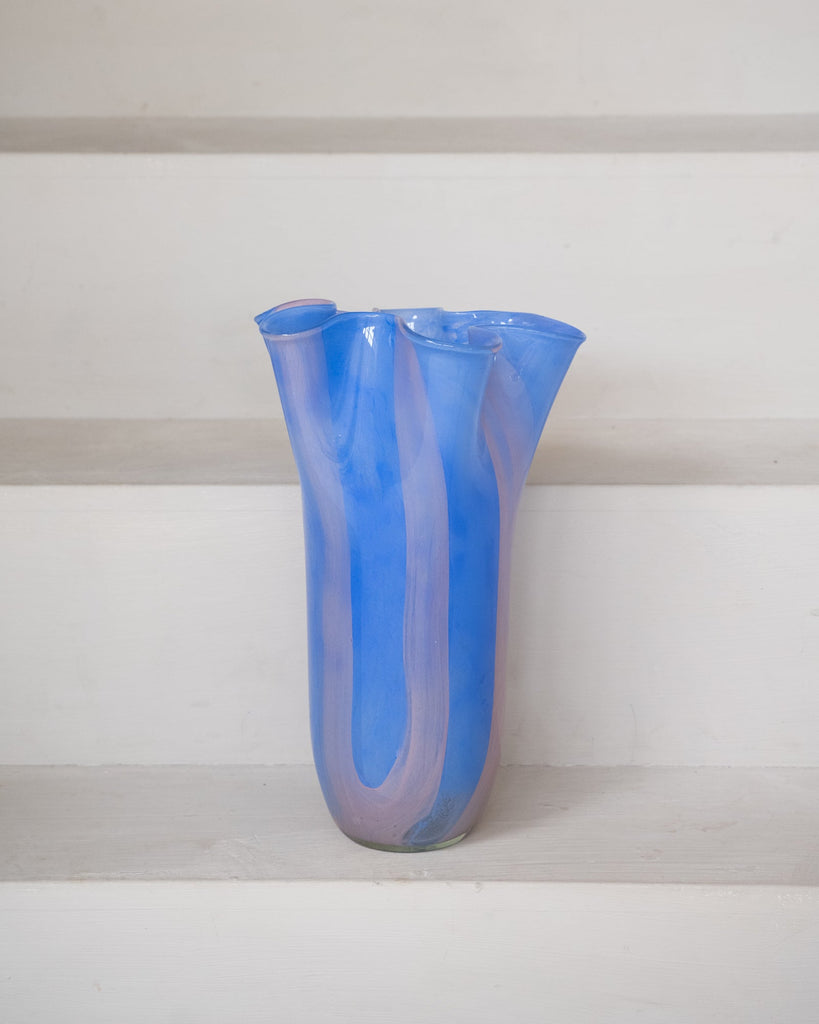 Vase Stripe Blue/Pink - Things I Like Things I Love